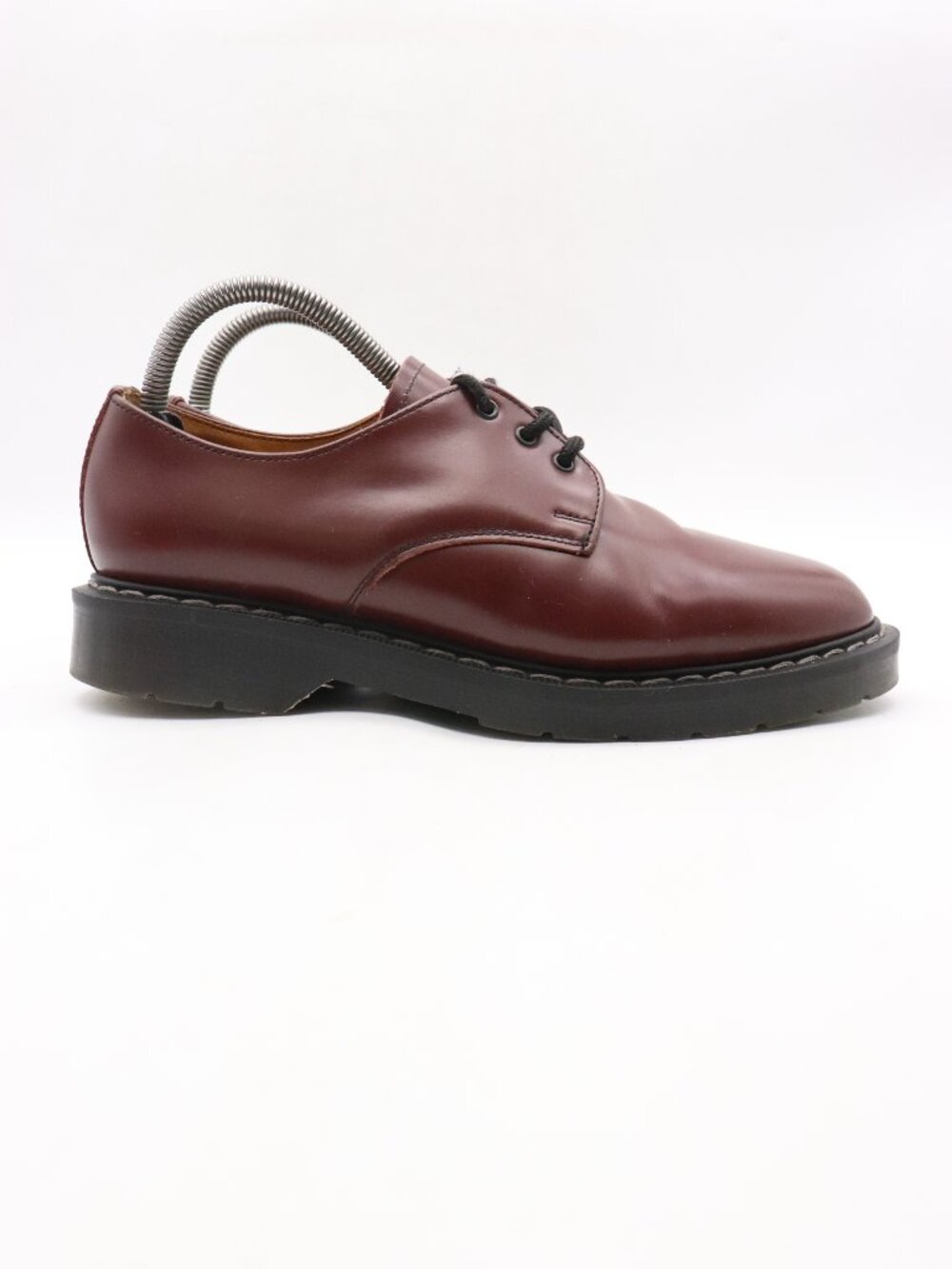 Solovair Gibson 3 Eye Men's UK Size 7 US 8 Burgundy Leather Derby Shoes England